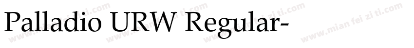 Palladio URW Regular字体转换
